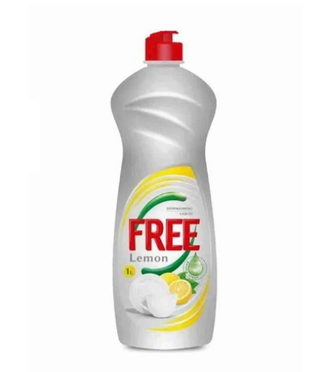 Free гель д/миття посуду 1л лимон